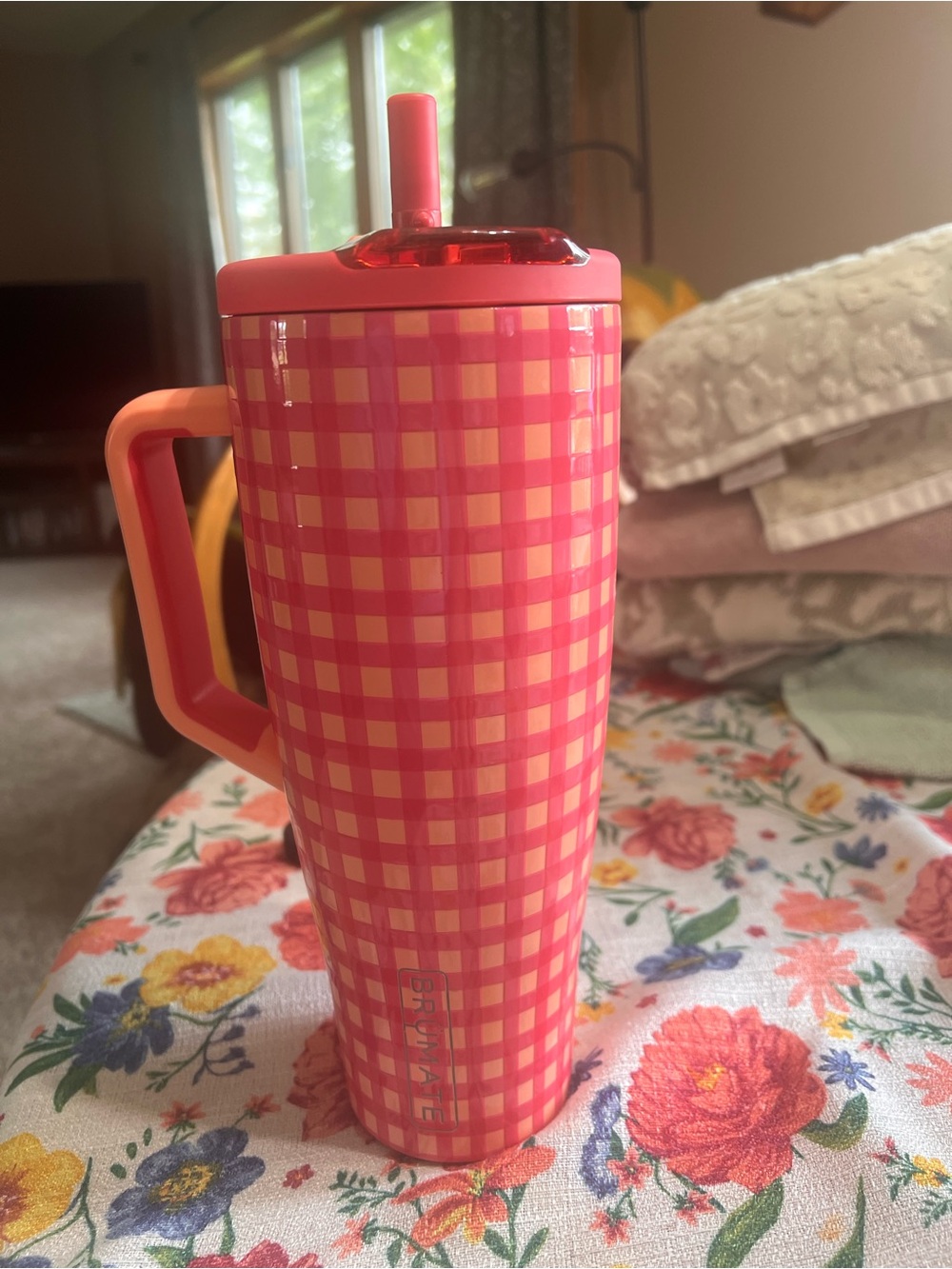 BruMate peach gingham era
